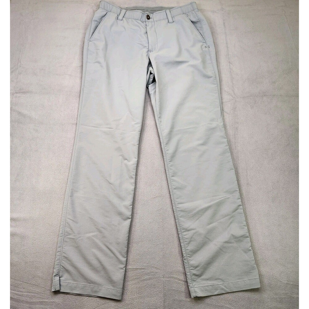 Under Armour Match Play Golf Pants Men’s 34x32 Gray‎ Performance Nylon Stretch